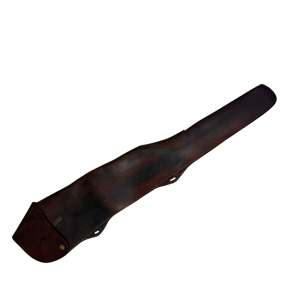 Hunter Leather Rifle Scabbard Brown Vintage 412026 39 Inch Saddle Holster‎ Case